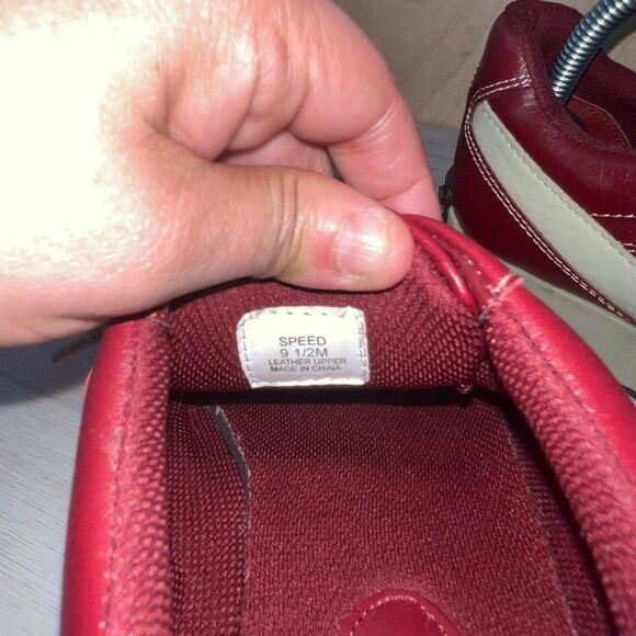 Wanted Shoe Speed Red/Tan Leather Women's 9.5 - Picture 9 of 10